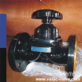 Flanged Ends Cast Handwheel Weir Type Diaphragm Valve